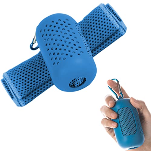 Anulely Yoga-Handtücher für Schweiß, kühlendes Handtuch mit Tragetasche und Karabiner, tragbares Reise-Handtuch, Strandtuch für Sport, Rucksackreisen, Schwimmen, Yoga, Radfahren, Wandern, Camping Anulely Yoga-Handtücher für Schweiß, kühlendes Handtuch mit Tragetasche und Karabiner, tragbares Reise-Handtuch, Strandtuch für Sport, Rucksackreisen, Schwimmen, Yoga, Radfahren, Wandern, Camping von Anulely