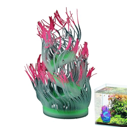 Aquarium Dekorationen Meeresanemone | Meeresanemone Ornamente Silikon für Aquarium - Künstliche Aquarium Landschaftsgestaltung Ästhetik für Wohnheim Hotel Aquarium Dekorationen Meeresanemone | Meeresanemone Ornamente Silikon für Aquarium - Künstliche Aquarium Landschaftsgestaltung Ästhetik für Wohnheim Hotel von Anulely