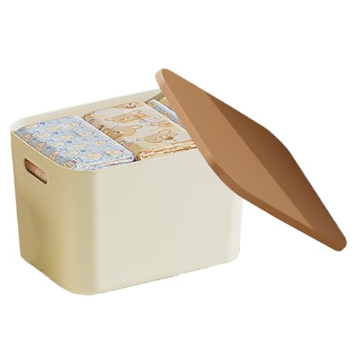 Aufbewahrungsboxen, leichte Aufbewahrungsbehälter mit Deckel, sicherer, platzsparender Organizer für Küche, Schuhe, Kleidung, Spielzeug, Lebensmittel, Schlafzimmer, Schrank, Badezimmer von Anulely