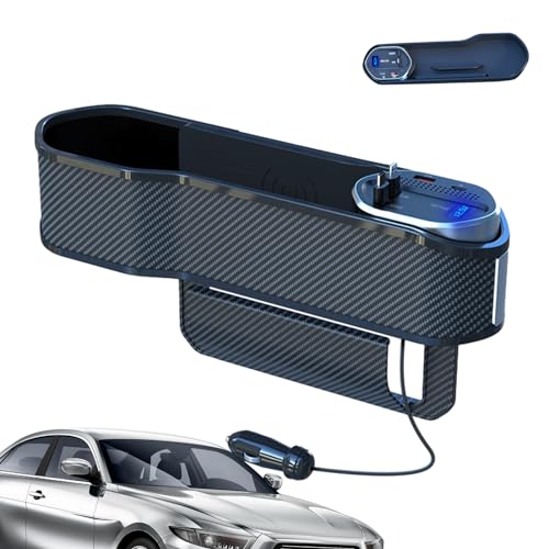 Autositz-Fugendüse Aufbewahrungsbox | Auto-Seitenaufbewahrungshalter | Tragbarer Sitz-Fugendüse Füller, Autositz-Fugendüse Aufbewahrungsbox für Karten, Brieftaschen von Anulely