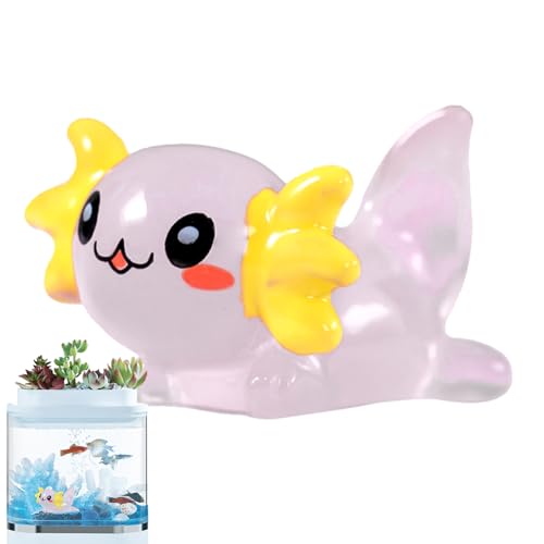 Axolotl Miniatur-Figuren, Cartoon-Harz-Aquarium-Figuren, Dekorationen im Dunkeln, kleines Aquarium-Zubehör, Aquarium-Dekorationen für Zuhause, Schreibtisch, Axolotl Miniatur-Figuren, Cartoon-Harz-Aquarium-Figuren, Dekorationen im Dunkeln, kleines Aquarium-Zubehör, Aquarium-Dekorationen für Zuhause, Schreibtisch, von Anulely