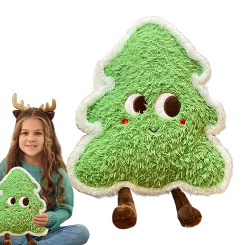 Baum-Überwurfkissen, dekoratives Weihnachtskissen, Couchkissen, niedliches Plüschkissen, ästhetischer Schlafbegleiter für Sofa, Schlafzimmer, Wohnzimmer Baum-Überwurfkissen, dekoratives Weihnachtskissen, Couchkissen, niedliches Plüschkissen, ästhetischer Schlafbegleiter für Sofa, Schlafzimmer, Wohnzimmer von Anulely