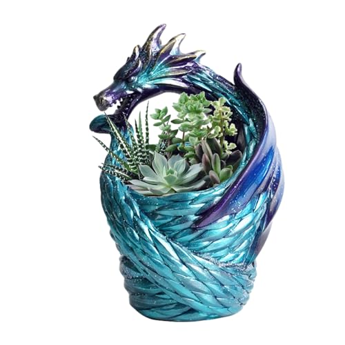Blumenvase, Drache, dekorative Blumenvase, Drache, dekorative Blumenvase, Bauernhaus, dekorative Vase für Wohnzimmer, Schlafzimmer, Tischplatte Blumenvase, Drache, dekorative Blumenvase, Drache, dekorative Blumenvase, Bauernhaus, dekorative Vase für Wohnzimmer, Schlafzimmer, Tischplatte von Anulely