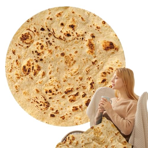 Burrito Decke für Erwachsene, doppelseitige Flanell-Fleecedecke, Lebensmittel-Überwurf, warme weiche Überwurfdecke für Zuhause, Reisen, Burrito Decke für Erwachsene, doppelseitige Flanell-Fleecedecke, Lebensmittel-Überwurf, warme weiche Überwurfdecke für Zuhause, Reisen, von Anulely