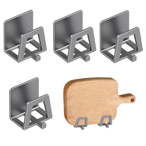 -Caddy für Küchenspüle, wasserdichter Scheuerhalter für Küchenspüle mit Haken, Wandmontage, Küchenschrubber Halter für Schwämme, Geschirrtücher, Topfdeckel -Caddy für Küchenspüle, wasserdichter Scheuerhalter für Küchenspüle mit Haken, Wandmontage, Küchenschrubber Halter für Schwämme, Geschirrtücher, Topfdeckel von Anulely