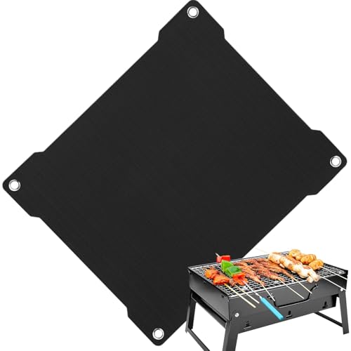 Deck Grillmatte - Deck Protector Grill Pad Outdoor Grillmatten - Grillmatte Pad Tragbare Hitzebeständige BBQ Grillschutz Deck Grillmatte - Deck Protector Grill Pad Outdoor Grillmatten - Grillmatte Pad Tragbare Hitzebeständige BBQ Grillschutz von Anulely