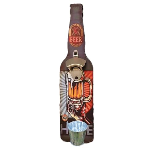 Dosenöffner zur Wandmontage, hängbarer Bierflaschenöffner, Bierflaschenöffner mit Auffangbehälter, perfekt für Freund, Opa, Ehemann, Onkel, Bar-Dekoration Dosenöffner zur Wandmontage, hängbarer Bierflaschenöffner, Bierflaschenöffner mit Auffangbehälter, perfekt für Freund, Opa, Ehemann, Onkel, Bar-Dekoration von Anulely