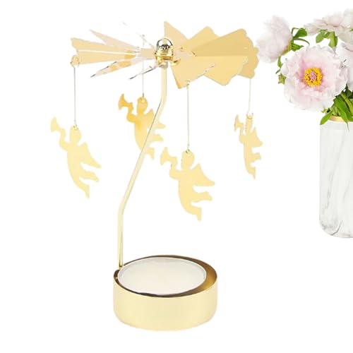 Drehbarer Kerzenhalter – rotierendes Teelicht- -Mittelstück | eleganter Kerzenhalter für Valentinstag, Hochzeit, Abendessen Drehbarer Kerzenhalter – rotierendes Teelicht- -Mittelstück | eleganter Kerzenhalter für Valentinstag, Hochzeit, Abendessen von Anulely