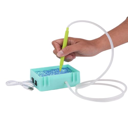 Edelstein-Malstift – Elektrischer Edelstein-Malstift mit Ablageschale, automatisches Saug-Bastelwerkzeug für Stickerei, Zeichnung von Anulely