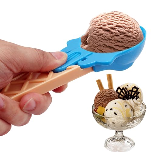 Eisportionierer mit Auslöser, Keksschaufel zum Backen – Antihaft-Eislöffel, ergonomisch, leicht, Keksschaufel zum Backen, Geschirr, Keksschaufel von Anulely