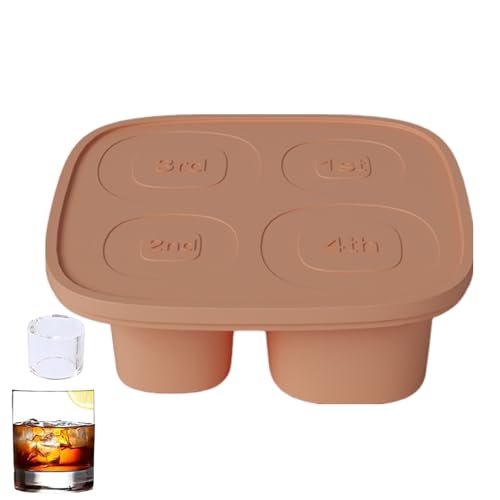 Eiswürfelform – Eiswürfelbereiter, 4 Mulden, hohle Silikonform mit Deckel, Küchenhelfer, Behälter für Tassen, 850 ml - 1134 ml Eiswürfelform – Eiswürfelbereiter, 4 Mulden, hohle Silikonform mit Deckel, Küchenhelfer, Behälter für Tassen, 850 ml - 1134 ml von Anulely