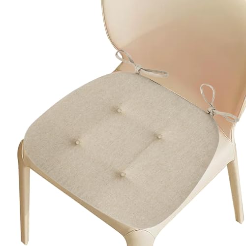 Esszimmerstuhlkissen, atmungsaktive Esszimmerstuhl-Pads mit Bändern, rutschfest, verdickt, gepolstert, weiches Esszimmer-Sitzkissen für langes Sitzen Esszimmerstuhlkissen, atmungsaktive Esszimmerstuhl-Pads mit Bändern, rutschfest, verdickt, gepolstert, weiches Esszimmer-Sitzkissen für langes Sitzen von Anulely