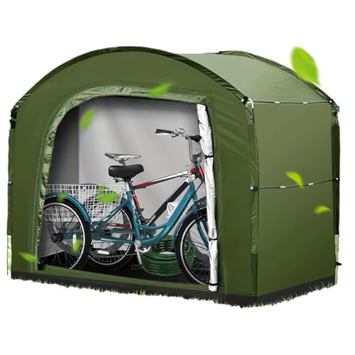 Fahrrad-Aufbewahrungszelt – Oxford-Gewebe, Motorrad-Organizer, Unterschlupf – atmungsaktives Organizer-Zubehör für Campingausrüstung, Poolausrüstung, Motorrad, Rasenmäher Fahrrad-Aufbewahrungszelt – Oxford-Gewebe, Motorrad-Organizer, Unterschlupf – atmungsaktives Organizer-Zubehör für Campingausrüstung, Poolausrüstung, Motorrad, Rasenmäher von Anulely