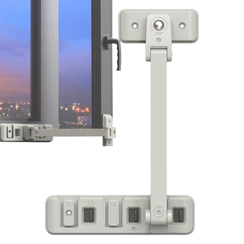 Fenstersicherheitsschloss, Fenstersicherheitsschloss, stabiler Fensterbegrenzer, einfach zu installierende Fensterschlösser, kein Schlüssel erforderlich, Sicherheitsschloss für den Heimschutz Fenstersicherheitsschloss, Fenstersicherheitsschloss, stabiler Fensterbegrenzer, einfach zu installierende Fensterschlösser, kein Schlüssel erforderlich, Sicherheitsschloss für den Heimschutz von Anulely