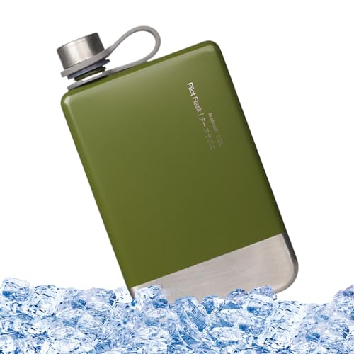 Flache Wasserflaschen für Reisen – Mehrzweck-Flaschen für Männer – wiederverwendbare Likörkantine für Bier, Getränke, Kaffee, Spirituosen, Soda-Saft Flache Wasserflaschen für Reisen – Mehrzweck-Flaschen für Männer – wiederverwendbare Likörkantine für Bier, Getränke, Kaffee, Spirituosen, Soda-Saft von Anulely