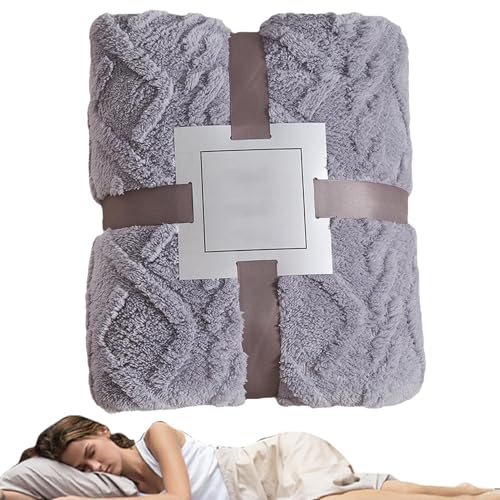 Fleece-Überwurfdecke für Couch, dicke, weiche dekorative Decke, Flanelldecken, warme Plüsch-Reisedecke für Zuhause, Schule, Camping von Anulely