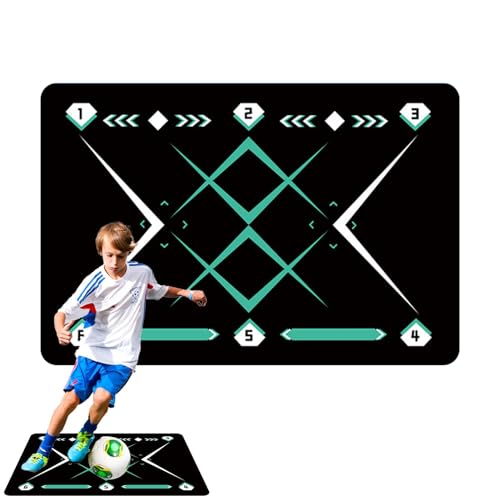 Fußball-Trainingsmatte, rutschfeste Trainingsmatten, Fußball-Trainingsmatten, Stoßdämpfung, Übungs- und Fitness-Zubehör Fußball-Trainingsmatte, rutschfeste Trainingsmatten, Fußball-Trainingsmatten, Stoßdämpfung, Übungs- und Fitness-Zubehör von Anulely