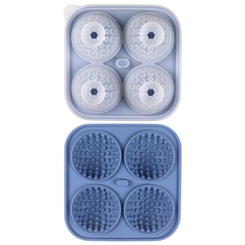 Golfball-Eisform, Golftablett, lustige Silikon-Formen, Whiskey-Eisform, Golf-Formen, Silikon-Whiskey-Eisbereiter, kreative runde Formen mit 4 Mulden Golfball-Eisform, Golftablett, lustige Silikon-Formen, Whiskey-Eisform, Golf-Formen, Silikon-Whiskey-Eisbereiter, kreative runde Formen mit 4 Mulden von Anulely