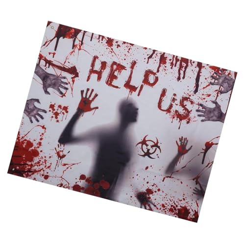 Halloween-Auto-Dekoration, Kofferraum oder Leckereien, Autogaragen- -Banner – Geist und blutige Handabdrücke, Halloween-Garagentor-Dekoration, Partyzubehör Halloween-Auto-Dekoration, Kofferraum oder Leckereien, Autogaragen- -Banner – Geist und blutige Handabdrücke, Halloween-Garagentor-Dekoration, Partyzubehör von Anulely