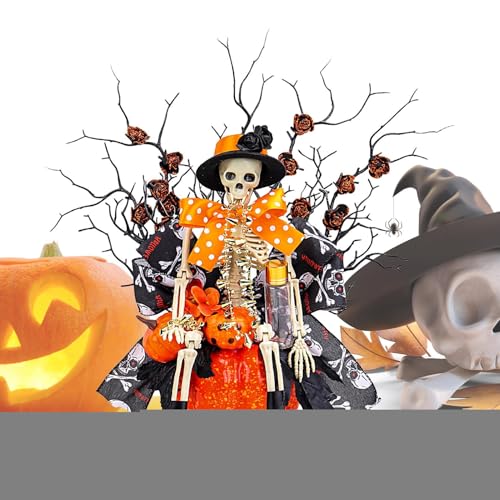 Halloween-Figuren | Skelett Kürbis Miniatur | Horror Schädel Fenster Ornament Halloween Dekoration für Ostern Veranda Wohnzimmer Tische Einzelhandel Eingang Outdoor Kostüm Festliche Mäntel Halloween-Figuren | Skelett Kürbis Miniatur | Horror Schädel Fenster Ornament Halloween Dekoration für Ostern Veranda Wohnzimmer Tische Einzelhandel Eingang Outdoor Kostüm Festliche Mäntel von Anulely