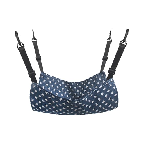 Haustier-Hängematte für Käfig, doppelseitige Verwendung, wendbare Katzen-Hängematte, atmungsaktiv, verstellbare Riemen, Hamster, Mäuse, Kaninchen, hängende Hängematte Haustier-Hängematte für Käfig, doppelseitige Verwendung, wendbare Katzen-Hängematte, atmungsaktiv, verstellbare Riemen, Hamster, Mäuse, Kaninchen, hängende Hängematte von Anulely