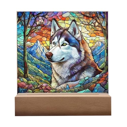 Hundekunst-Wanddekoration, Acryl-Hundefotos, Wandkunst, Hunde-Wanddekoration, bunte Hundekunst-Dekoration, lustige Tier-Wandkunst für Wohnzimmer, Schlafzimmer Hundekunst-Wanddekoration, Acryl-Hundefotos, Wandkunst, Hunde-Wanddekoration, bunte Hundekunst-Dekoration, lustige Tier-Wandkunst für Wohnzimmer, Schlafzimmer von Anulely