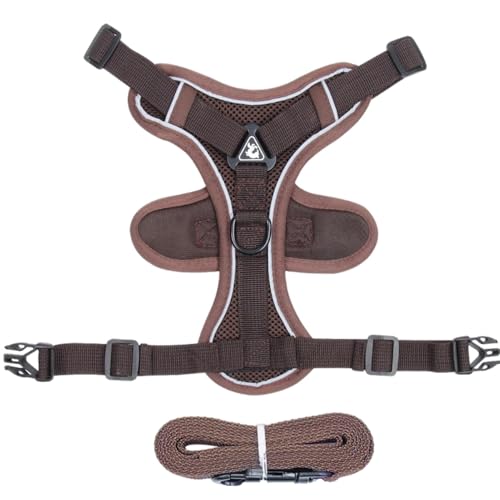 Katzengeschirr ausbruchsicher – robuste Kätzchenleine – Katzengeschirr und Leine zum Spazierengehen, ausbruchsicher, verstellbare Kätzchen-Westengeschirre von Anulely