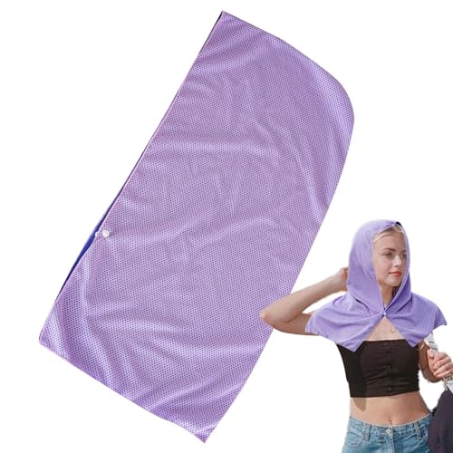 Kühlende Haube | Hals-Gesichts-Hoodie-Handtuch, sofortige Kühlung, hautfreundlich, verstellbar, Sport-Workout-Zubehör für Outdoor-Aktivitäten, zum Anschauen von Spielen, Klettern Kühlende Haube | Hals-Gesichts-Hoodie-Handtuch, sofortige Kühlung, hautfreundlich, verstellbar, Sport-Workout-Zubehör für Outdoor-Aktivitäten, zum Anschauen von Spielen, Klettern von Anulely