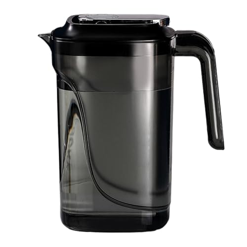 Kühlschrank-Wasserspender – 2200 ml großer Wasserspender in Lebensmittelqualität, multifunktionaler Wasserbehälter, platzsparende Kühlschrankflasche für Limonade, Saft, Milch, Tee von Anulely