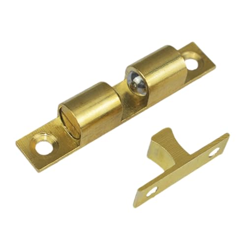 Kugelriegel für Türen | Messing Doppelrollen-Möbeltürkugelriegel – Schranktürschnäpper Schranktür-Hardware Kupferperlenschnalle für Möbel, Schrank, Tür, Bücherregal Kugelriegel für Türen | Messing Doppelrollen-Möbeltürkugelriegel – Schranktürschnäpper Schranktür-Hardware Kupferperlenschnalle für Möbel, Schrank, Tür, Bücherregal von Anulely