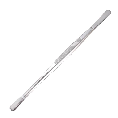 Lebensmittelpinzette Chef Küchenwerkzeug, Edelstahl Küchenzange Langer Griff Pinzette, Haushalt Lebensmittel Pinzette, Chef Zange zum Kochen, Backen, Grillen, Nudeln Lebensmittelpinzette Chef Küchenwerkzeug, Edelstahl Küchenzange Langer Griff Pinzette, Haushalt Lebensmittel Pinzette, Chef Zange zum Kochen, Backen, Grillen, Nudeln von Anulely