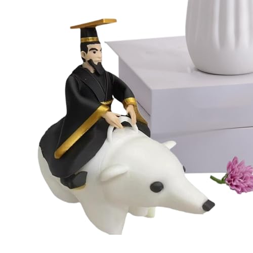 Lustige Figuren für den Schreibtisch | dekoratives Modell für Zuhause - Dekorativer alter reitet auf einem Eisbär Modell Handwerk für Bücherregal Nachttisch Vitrine Schminktisch Fensterbank Lustige Figuren für den Schreibtisch | dekoratives Modell für Zuhause - Dekorativer alter reitet auf einem Eisbär Modell Handwerk für Bücherregal Nachttisch Vitrine Schminktisch Fensterbank von Anulely