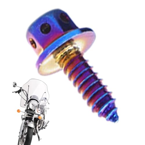 Motorradschrauben Blechschrauben für Metall - 304 Edelstahl M5 15 Titan Hohl Externe Sechskantschrauben Motorradschrauben Blechschrauben für Metall - 304 Edelstahl M5 15 Titan Hohl Externe Sechskantschrauben von Anulely
