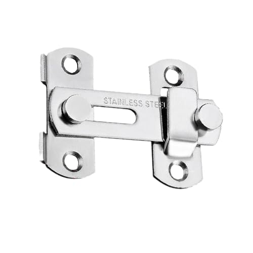 Riegelschloss – Stahl-Scheunentürriegel – Scheunentor-Hardware, Sicherheitstürschlösser, Scheunentürschlösser und Riegel für Badezimmer, Garage, Schlafzimmer Riegelschloss – Stahl-Scheunentürriegel – Scheunentor-Hardware, Sicherheitstürschlösser, Scheunentürschlösser und Riegel für Badezimmer, Garage, Schlafzimmer von Anulely