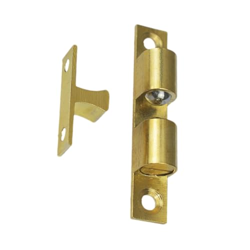 Schranktürriegel | Messing Doppelrolle Möbeltürkugelriegel Schranktürschnäpper Schranktür Hardware Kupferperlenschnalle für Möbel Schrank Schrank Tür Bücherregal Schranktürriegel | Messing Doppelrolle Möbeltürkugelriegel Schranktürschnäpper Schranktür Hardware Kupferperlenschnalle für Möbel Schrank Schrank Tür Bücherregal von Anulely
