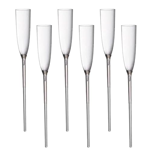 Schwimmende Champagnerflöten – Pool-Champagnerflöten Weingläser aus Acryl – Trinkgeschirr für Saft, Getränke, Sommer, Trinkkelch für Picknick, Grillen von Anulely