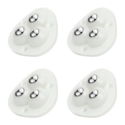 Selbstklebende Lenkrollen, 4 selbstklebende Rollen, Rollen für Haushaltsgeräte, Drehscheibe für kleine Möbel und Mülleimer Selbstklebende Lenkrollen, 4 selbstklebende Rollen, Rollen für Haushaltsgeräte, Drehscheibe für kleine Möbel und Mülleimer von Anulely