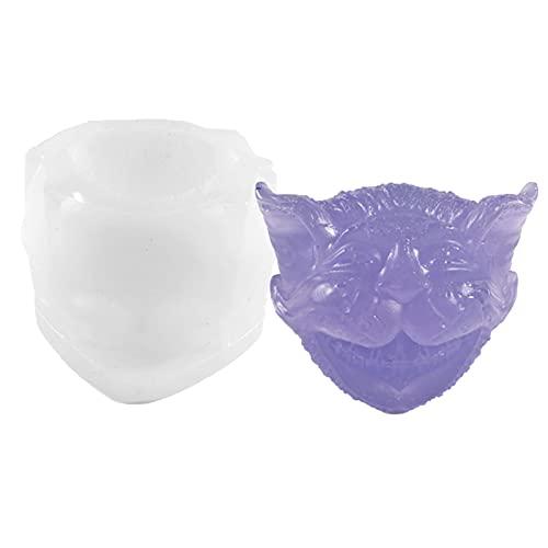Silikonform für Aromatherapie-Kerzen, Halloween, handgefertigte Kegelkerzenherstellung, Silikonform für Kerzenherstellung, Fondant-Kuchen, 10 Stück Silikonform für Aromatherapie-Kerzen, Halloween, handgefertigte Kegelkerzenherstellung, Silikonform für Kerzenherstellung, Fondant-Kuchen, 10 Stück von Anulely