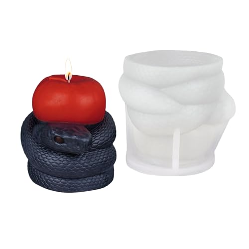 Silikonform für Kerzen, Schlangen-3D-Kerzenherstellung, antihaftbeschichtet, Bastelzubehör für Ton, Handwerk, Figuren, Guss, Kunstprojekte Silikonform für Kerzen, Schlangen-3D-Kerzenherstellung, antihaftbeschichtet, Bastelzubehör für Ton, Handwerk, Figuren, Guss, Kunstprojekte von Anulely