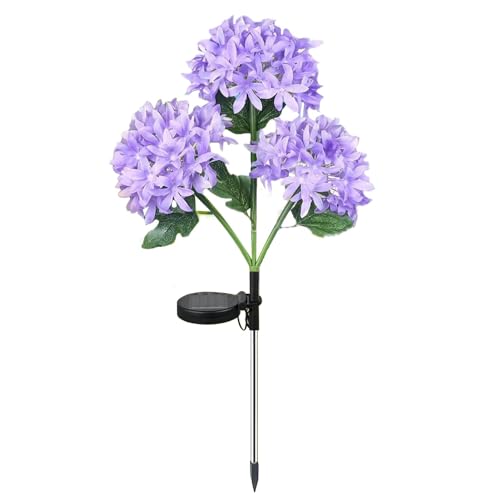 Solarleuchten für den Außenbereich, Feenlichter mit Hortensien | realistische Hortensien-Solarblumen leuchten den Garten im Freien wasserdicht, Solarleuchten für den Außenbereich Solarleuchten für den Außenbereich, Feenlichter mit Hortensien | realistische Hortensien-Solarblumen leuchten den Garten im Freien wasserdicht, Solarleuchten für den Außenbereich von Anulely