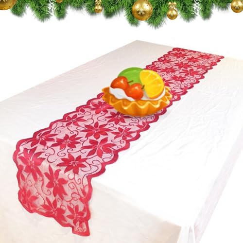 Spitzentischdecke, Flaggenläufer, rechteckige Tischdecken für Hochzeit, Tafelaufsatz Spitzentischdecke, Flaggenläufer, rechteckige Tischdecken für Hochzeit, Tafelaufsatz von Anulely