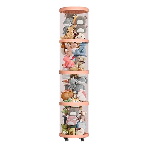 Stofftier-Aufbewahrung, Kinderzimmer, Stofftier-Halter, Plüsch-Aufbewahrungsröhre, Stofftier-Organizer, Plüschtier-Aufbewahrungsröhre, mehrschichtig, vertikal, Spielzeug-Aufbewahrungsröhrchen von Anulely