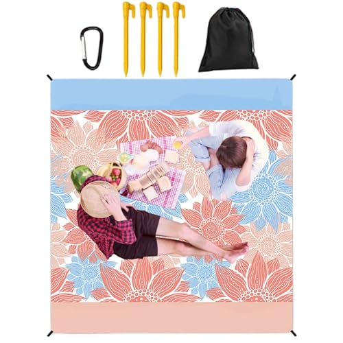 Stranddecke, Campingteppich für Zelt, leichtes Strandzubehör für Camping, Park, Sport, Reisen, Grasfestival Stranddecke, Campingteppich für Zelt, leichtes Strandzubehör für Camping, Park, Sport, Reisen, Grasfestival von Anulely