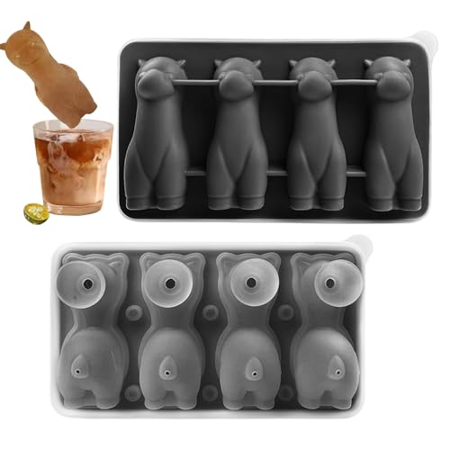 Süße Eisformen | Eiswürfelform | Alpaka-Form mit 4 Mulden aus Silikon für Süßigkeiten, Küchenutensilien für Whiskey, Cocktails, Tee, Kaffee, Cupcake-Topper Süße Eisformen | Eiswürfelform | Alpaka-Form mit 4 Mulden aus Silikon für Süßigkeiten, Küchenutensilien für Whiskey, Cocktails, Tee, Kaffee, Cupcake-Topper von Anulely