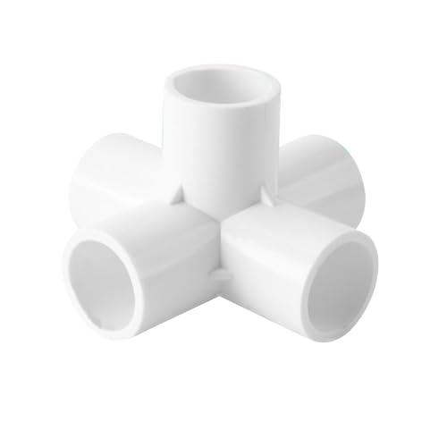 T-Stück PVC-Armaturen – PVC-Rohrverschraubungen, 3-Wege-Rohrverschraubung, 3/4/5-Wege-Rohrbogen in Möbelqualität, Rohrverschraubungen, Adapter T-Stück PVC-Armaturen – PVC-Rohrverschraubungen, 3-Wege-Rohrverschraubung, 3/4/5-Wege-Rohrbogen in Möbelqualität, Rohrverschraubungen, Adapter von Anulely