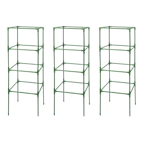 Tomaten-Pflanzenkäfig, Tomaten-Rankgitter für Gartentöpfe, 3-teilig, robustes Gestell zum Klettern, Gemüse, Gurken, Obst, , Pfingstrosen, Rosen, Gartenarbeit, Rasen, Outdoor-Töpfe Tomaten-Pflanzenkäfig, Tomaten-Rankgitter für Gartentöpfe, 3-teilig, robustes Gestell zum Klettern, Gemüse, Gurken, Obst, , Pfingstrosen, Rosen, Gartenarbeit, Rasen, Outdoor-Töpfe von Anulely