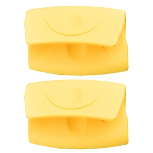 Topfgriff-Ohrenschützer, dicker Silikon-isolierter Handclip – Eisen-Bratpfannengriff-Abdeckung, Topfhülsen, rutschfest, für Kasserolle, Gusseisen-Pfanne, von Anulely