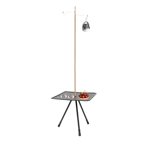 Tragbarer Campingtisch – einziehbare Strandtische mit Laternenhalter, leicht, faltbar, quadratisch, Zelttisch für Angeln, Camping, Picknicks, Tragbarer Campingtisch – einziehbare Strandtische mit Laternenhalter, leicht, faltbar, quadratisch, Zelttisch für Angeln, Camping, Picknicks, von Anulely