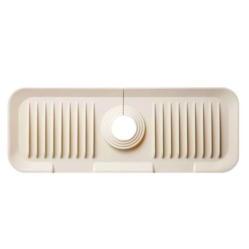 Wasserhahn-Spritzschutz – Wasserhahn-Spritzfänger, Silikon, 14 x 38 cm, Küchenspüle, Spritzschutz, Abtropfmatte, Wasserhahnmatte für Küchenspüle von Anulely