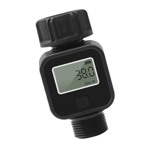 Wasserschlauch-Messgerät, wasserdicht, mehrere Messmodi, Messgerät für Gartenschlauch, Wasserzähler für Gallonen/Liter, Verwendung und Rate, für Wohnmobil-Wassertank, Wasserschlauch-Messgerät, wasserdicht, mehrere Messmodi, Messgerät für Gartenschlauch, Wasserzähler für Gallonen/Liter, Verwendung und Rate, für Wohnmobil-Wassertank, von Anulely